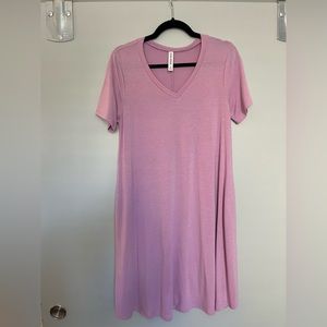 Pink T-shirt dress, Size M